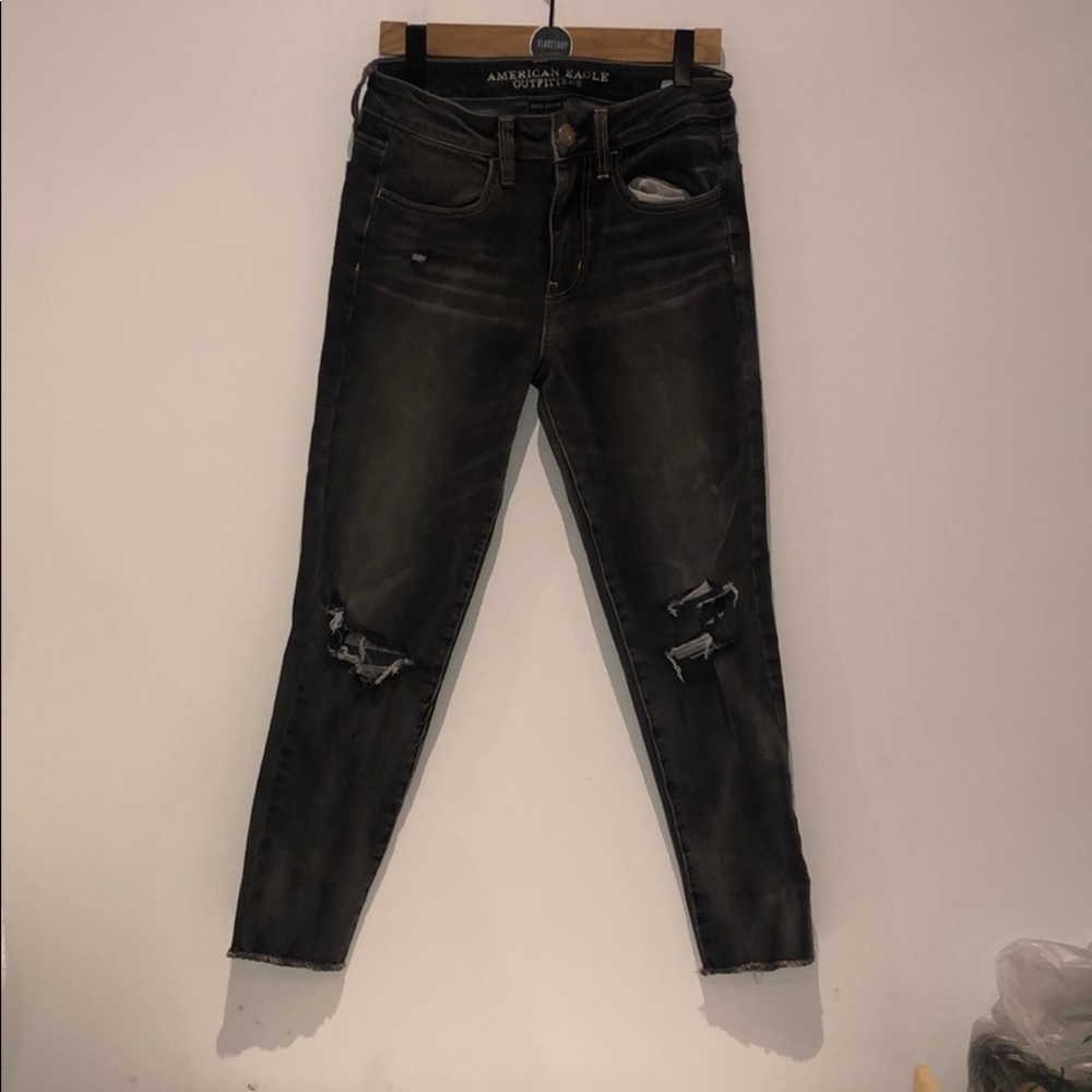 American eagle ripped jeans